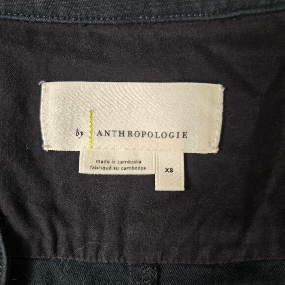 Anthropologie Halsey Utility Jumpsuit Boiler Suit Black Lyocell Size XS - Picture 10 of 15